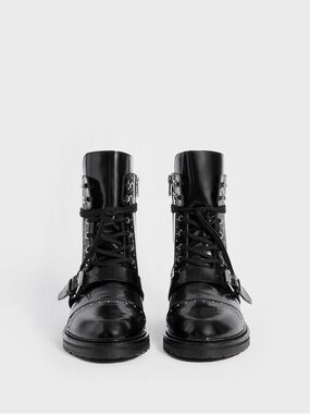 All Saints Dayna combat boots 40/9.5